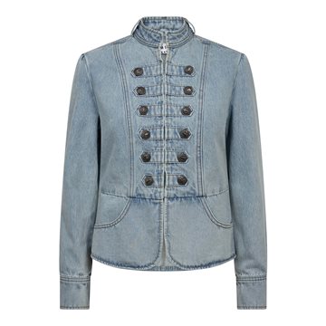 Haute L' Amitié - Bleached Denim Uniform Jacket - Bleached Denim
